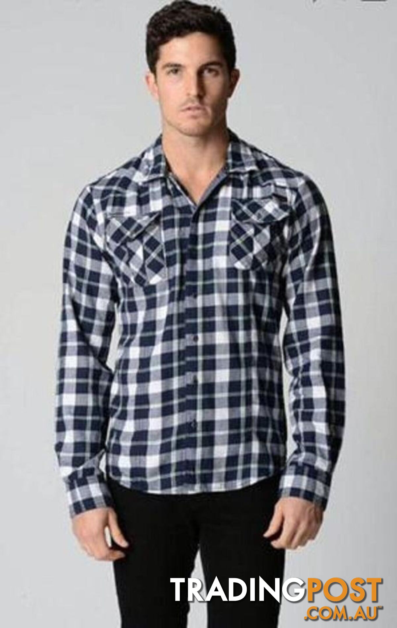 Deacon Peppercorn Check Shirt - Large - Deacon - 4326500389077