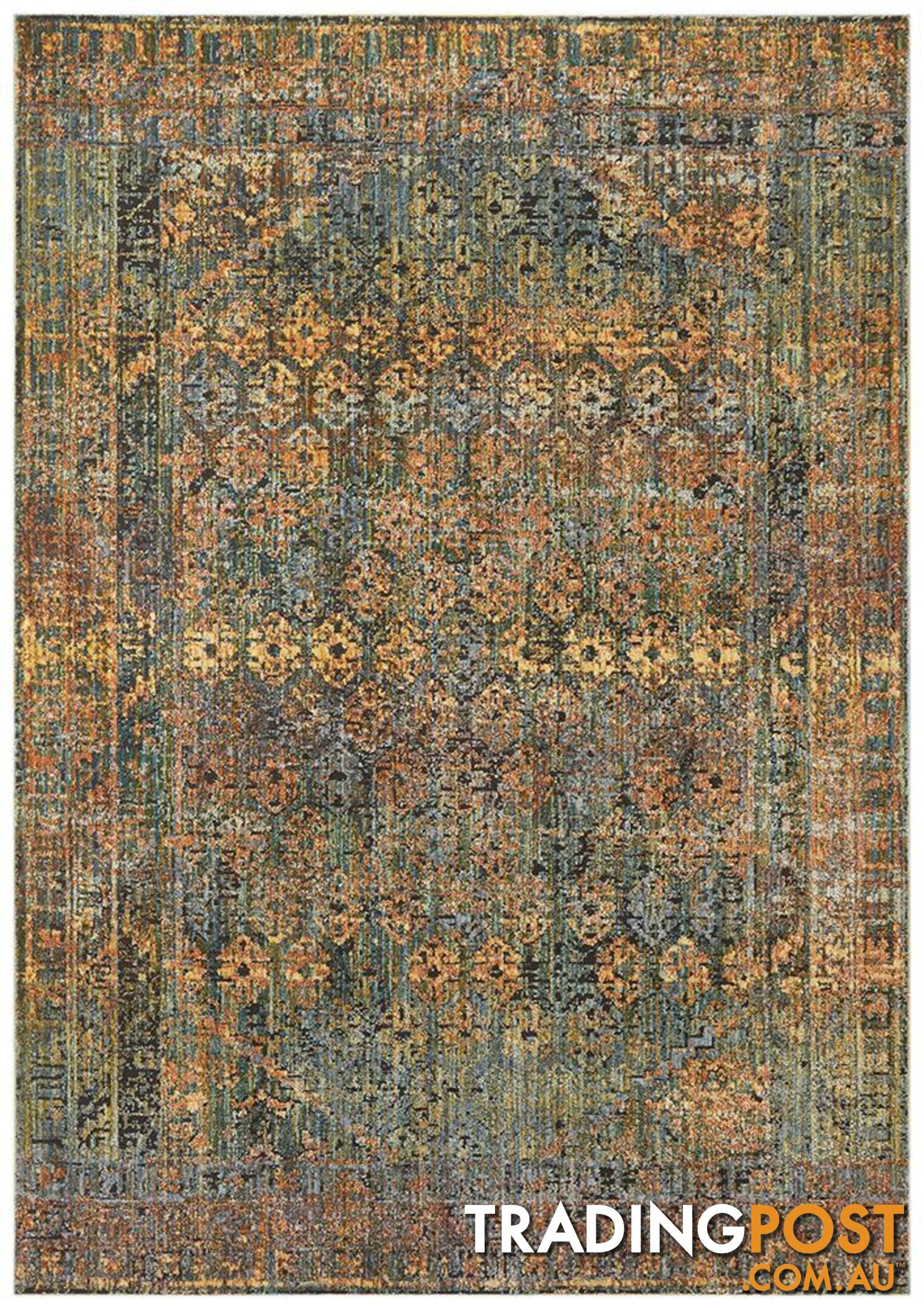 Jezebel Fluid Daylight Modern Blue Rug - Unbranded - 9375321827690