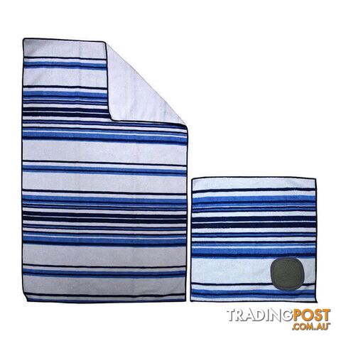 Bambury Microfibre Printed Kitchen Towel Set Spinnaker - Bambury - 9320488034863