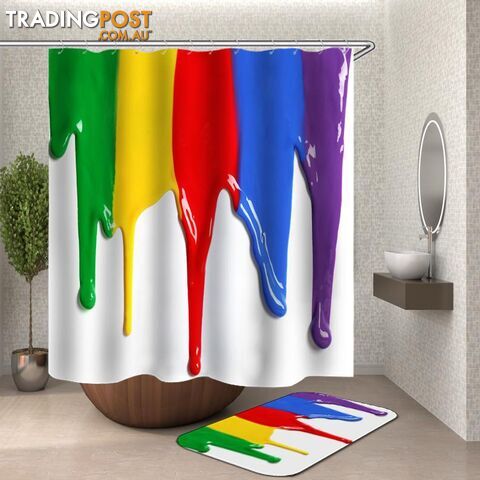 Melting Colors Shower Curtain - Curtain - 7427046121934