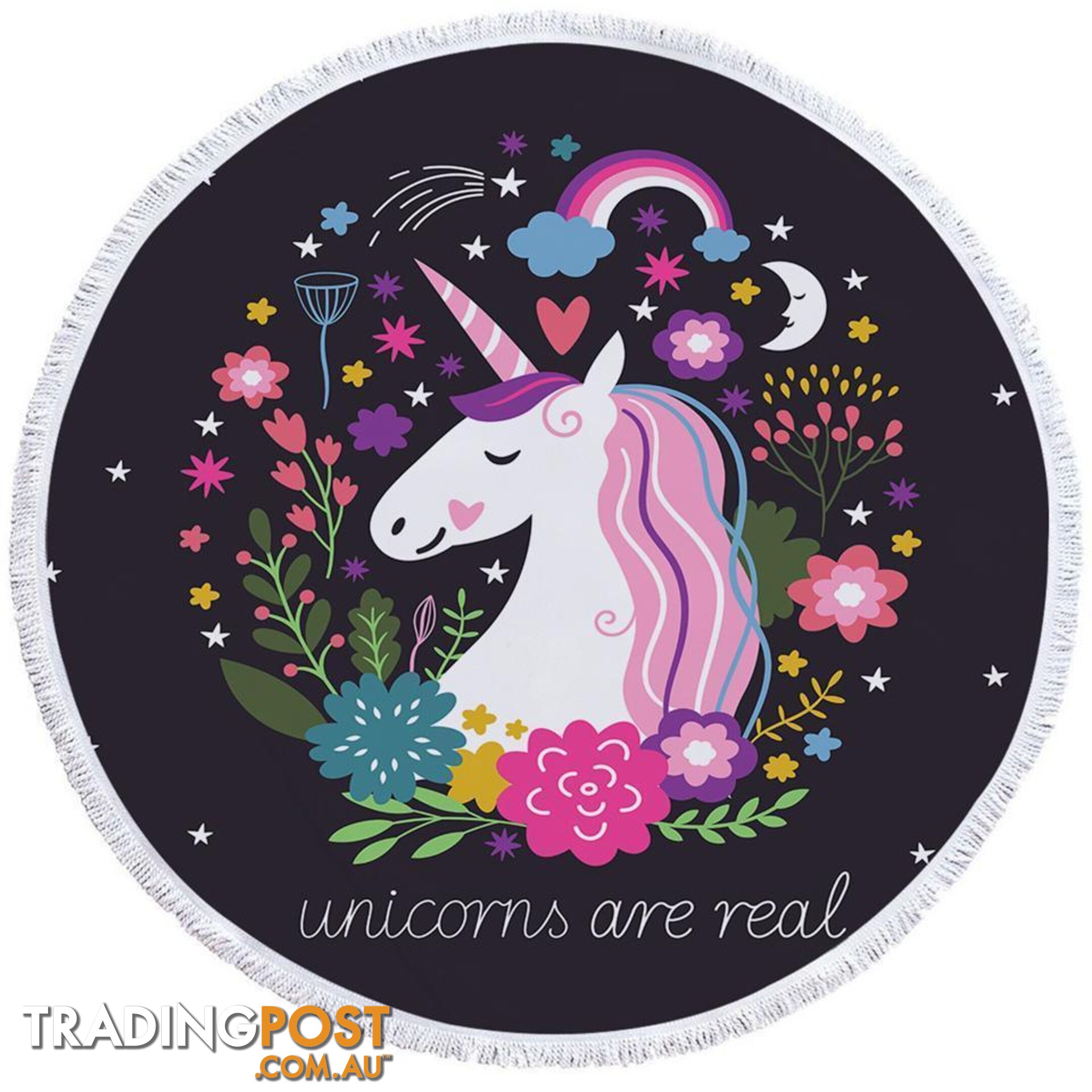 Unicorns are Real Beach Towel - Towel - 7427046312851