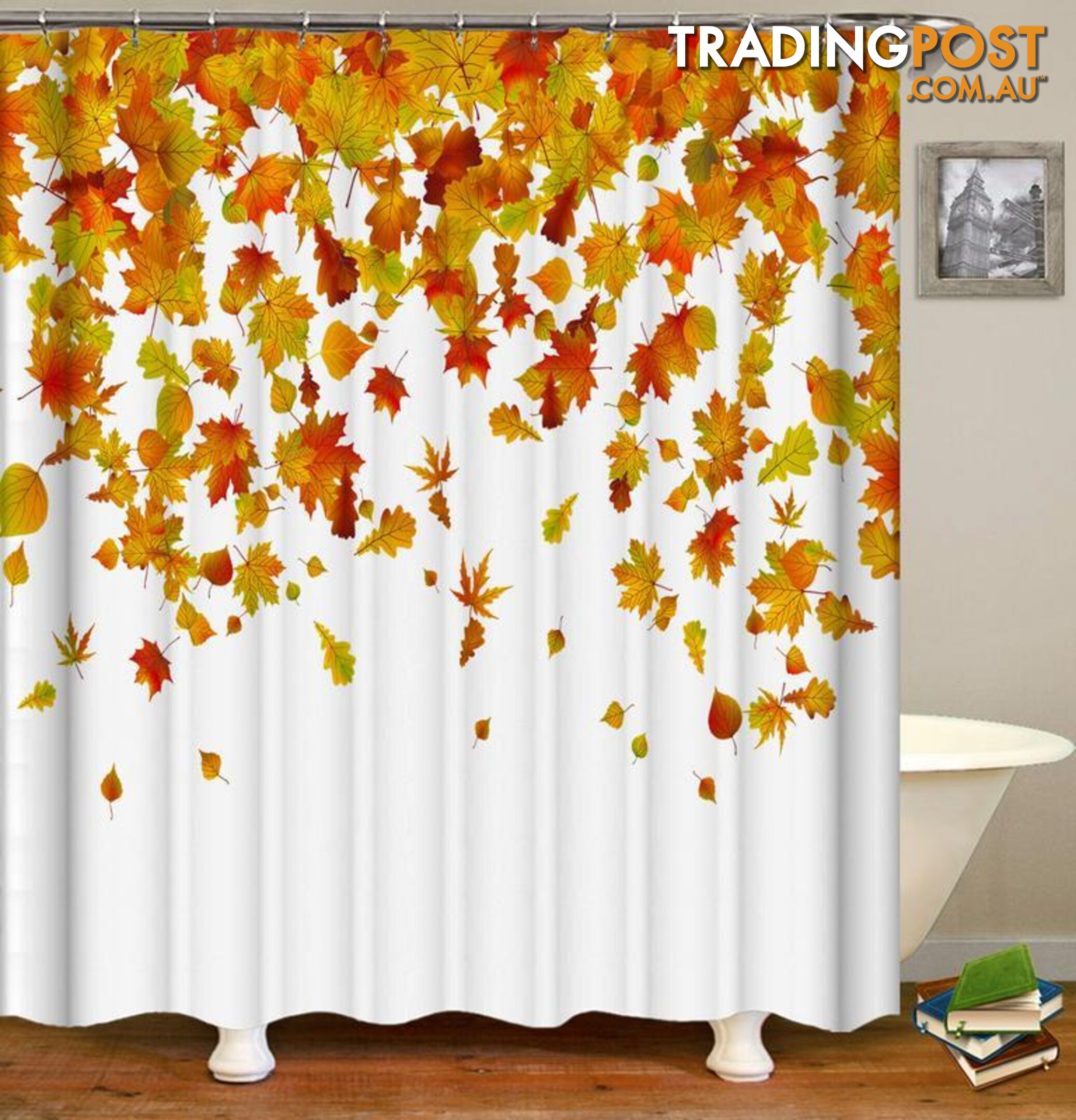 Autumn Leaves Shower Curtain - Curtain - 7427005918070