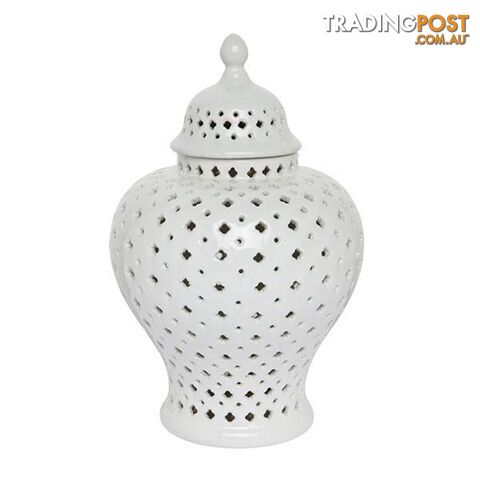 Minx Temple Jar White Range - Jar - 9320294063972