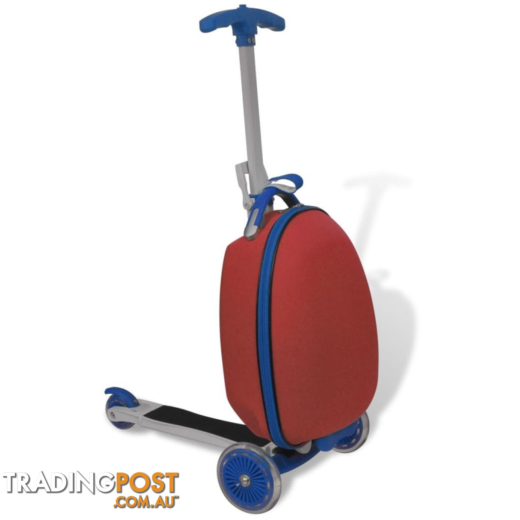 Trolley Case with Scooter for Children - Red - Unbranded - 4326500421524