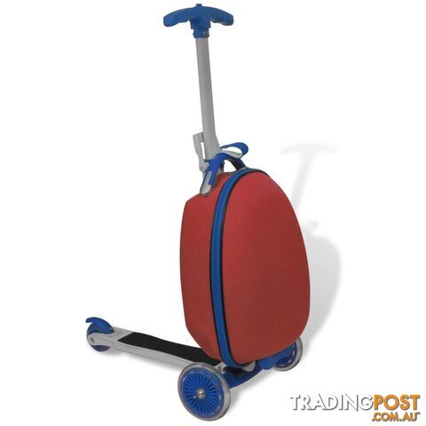Trolley Case with Scooter for Children - Red - Unbranded - 4326500421524