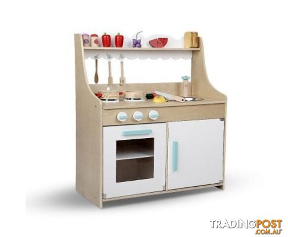 Wooden Kitchen Set - 15 Piece - Keezi - 4326500261977
