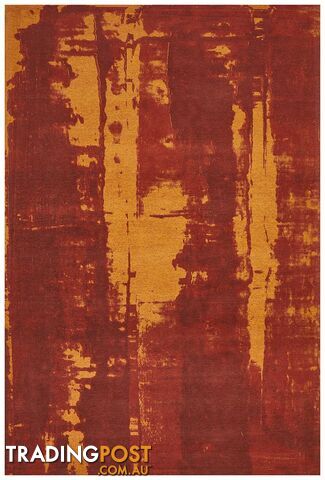 Magnolia Abstract Paprika Rug - Unbranded - 9375321879576