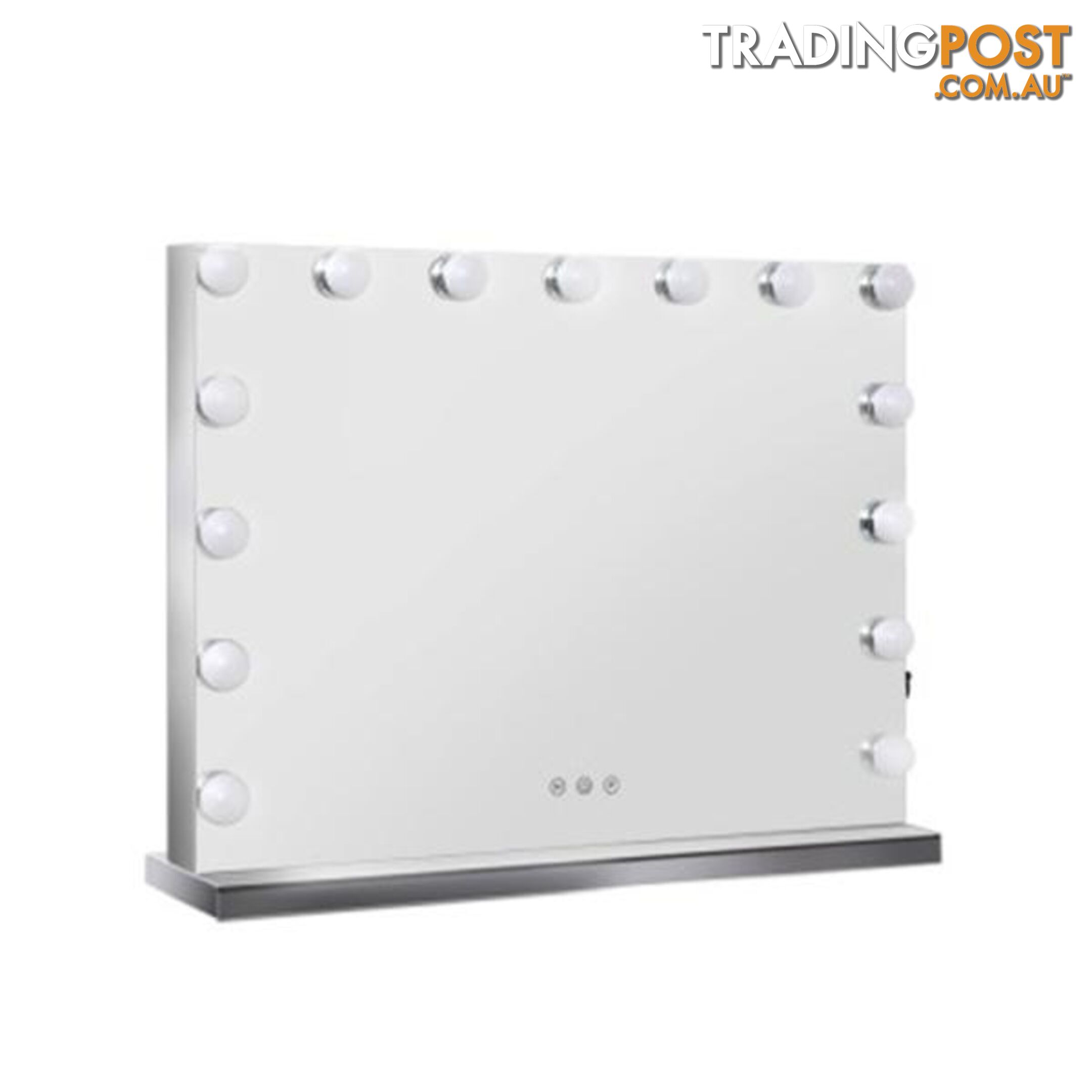 Hollywood Frameless Makeup Mirror With 15 Led Lighted Vanity 58X46 Cm - Embellir - 9350062279229