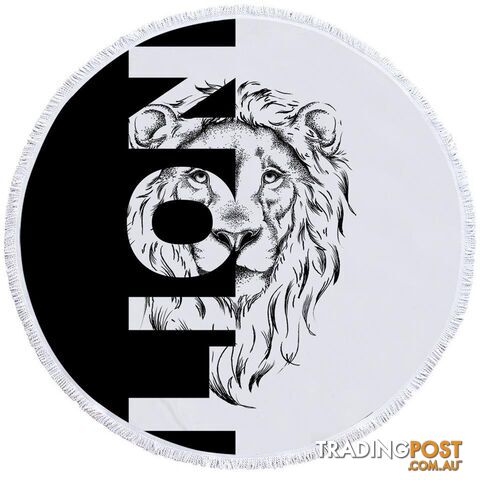 Lion Beach Towel - Towel - 7427046344104