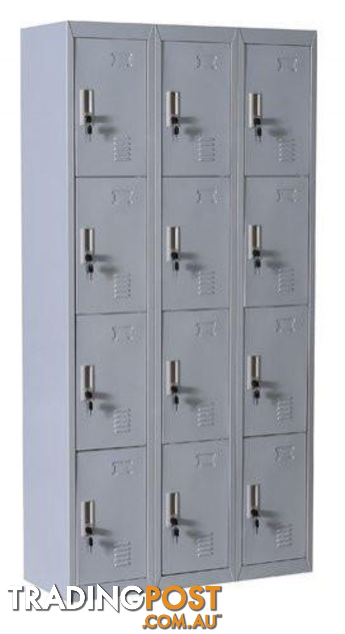 12 Door Locker - Office/Gym - Light Grey - Unbranded - 4344744436081