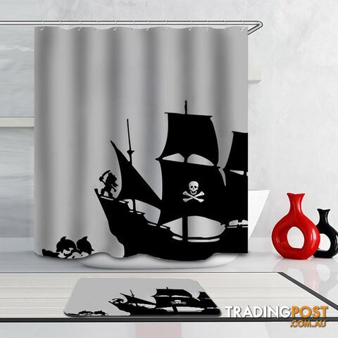 Pirate Ship Shower Curtain - Curtain - 7427005907012