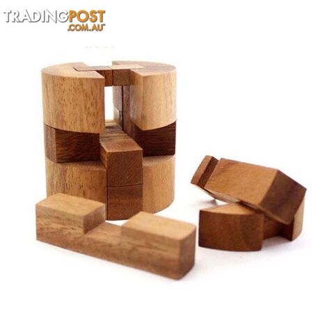 Round Diamond Wooden Puzzle - Mango Trees - 7427046187756