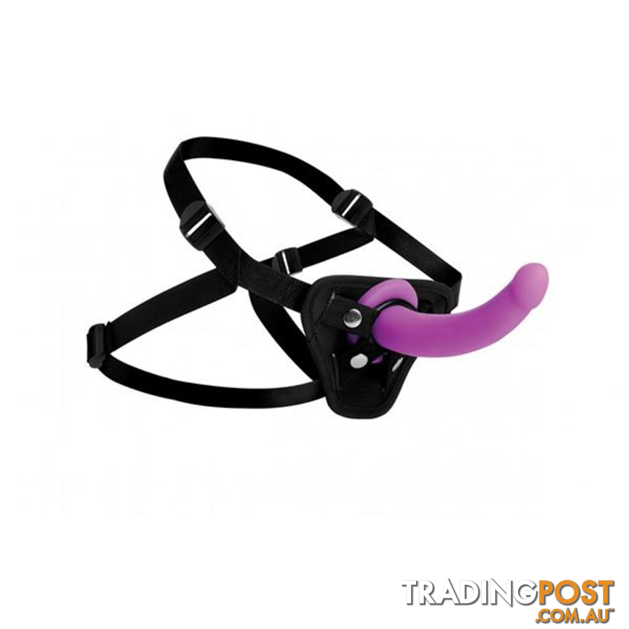 Navigator Silicone G Spot Dildo With Harness - Strap U - 848518026095