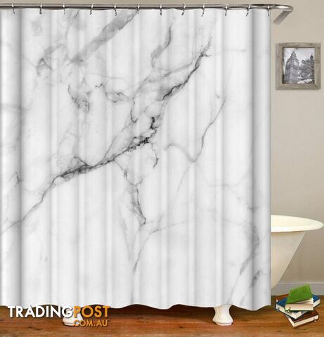 Classic Marble Shower Curtain - Curtain - 7427005901508