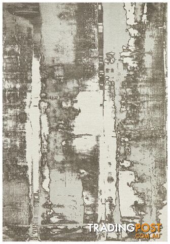 Magnolia Abstract Silver Rug - Unbranded - 9375321879644