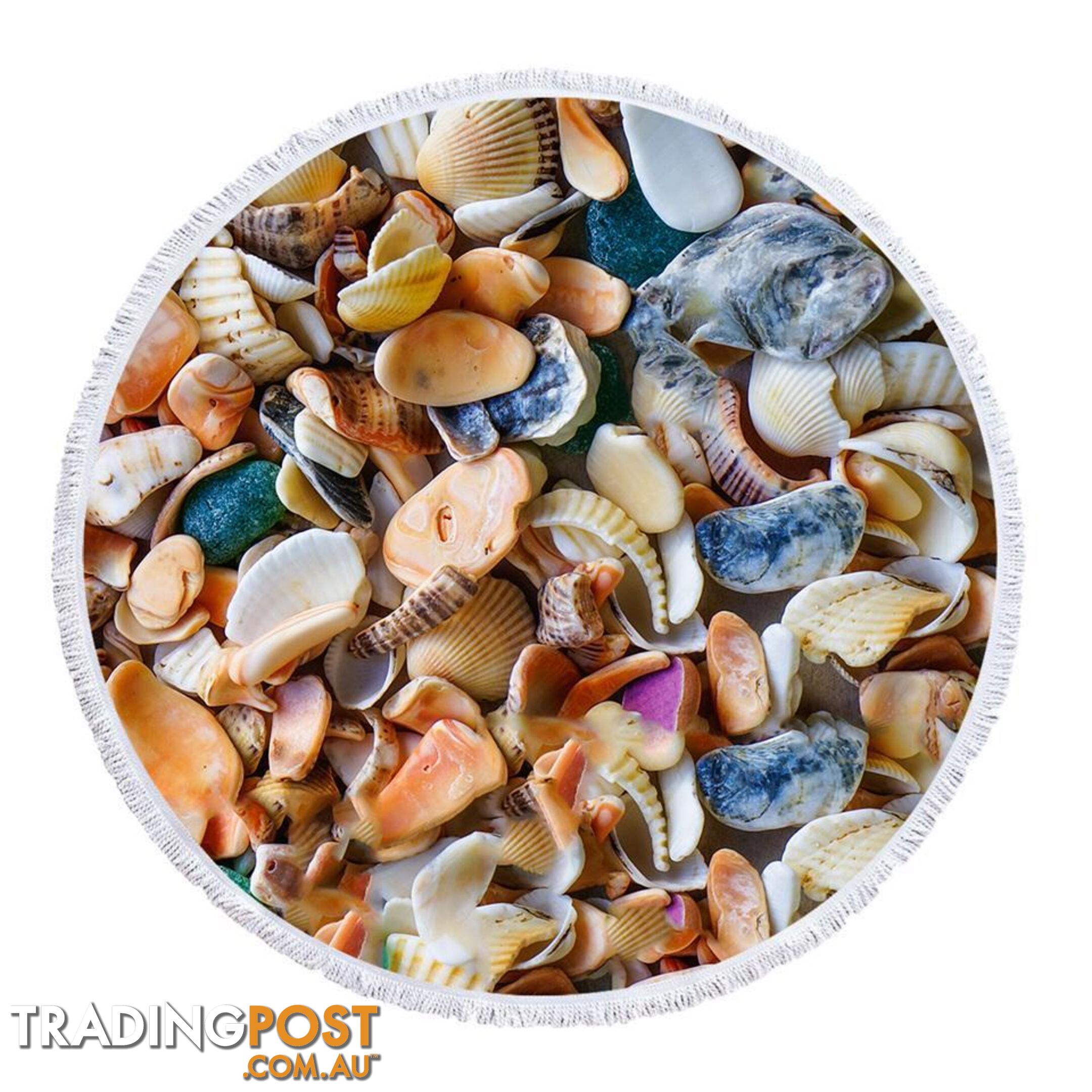 Seashells Beach Towel - Towel - 7427046344050