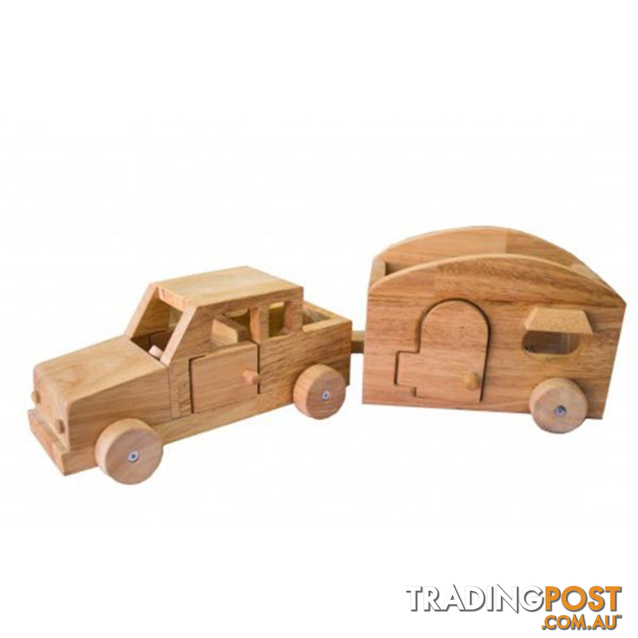 Wooden Camper Van - Qtoys - 8936074261967