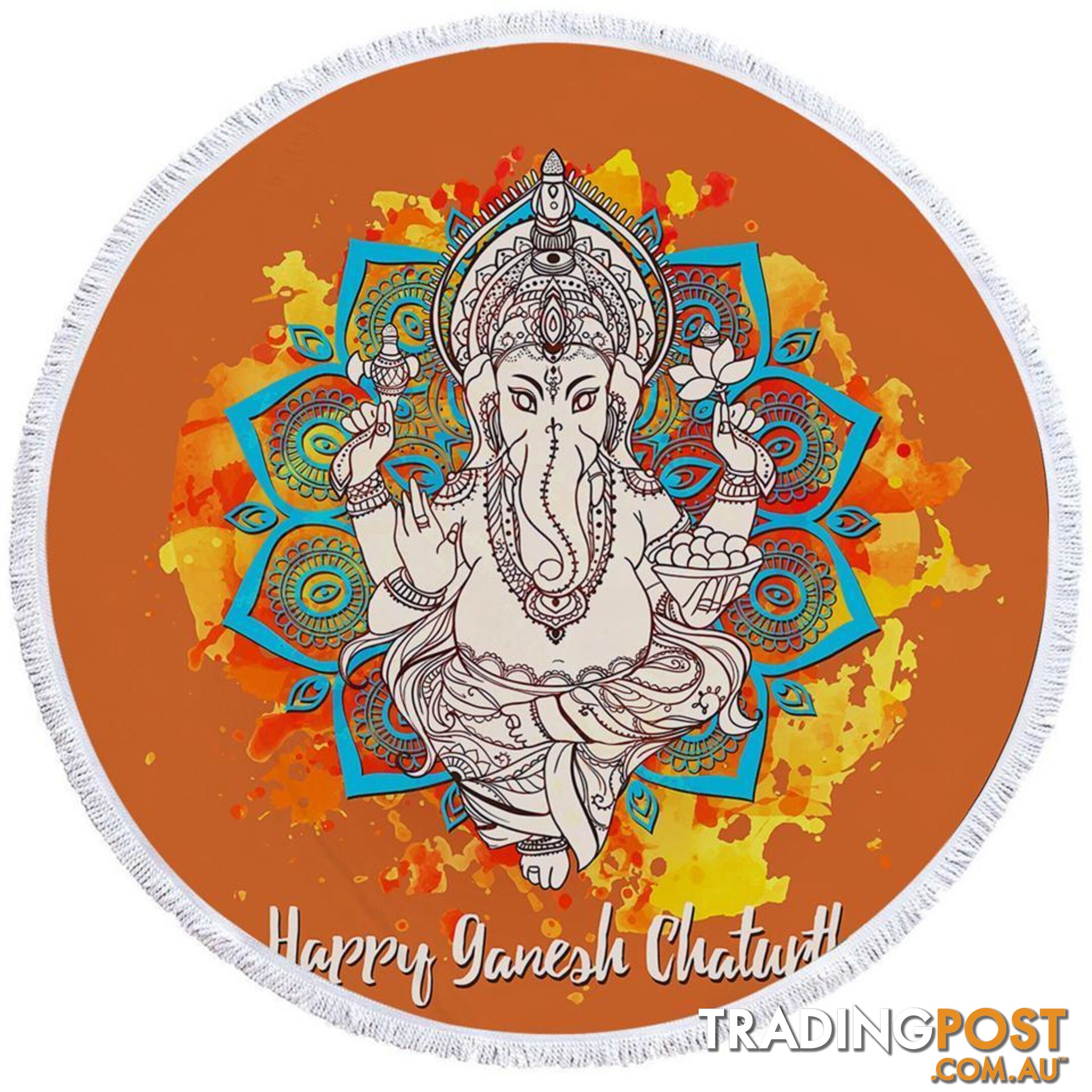 Ganesh Beach Towel - Towel - 7427046324175