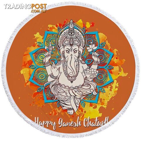 Ganesh Beach Towel - Towel - 7427046324175