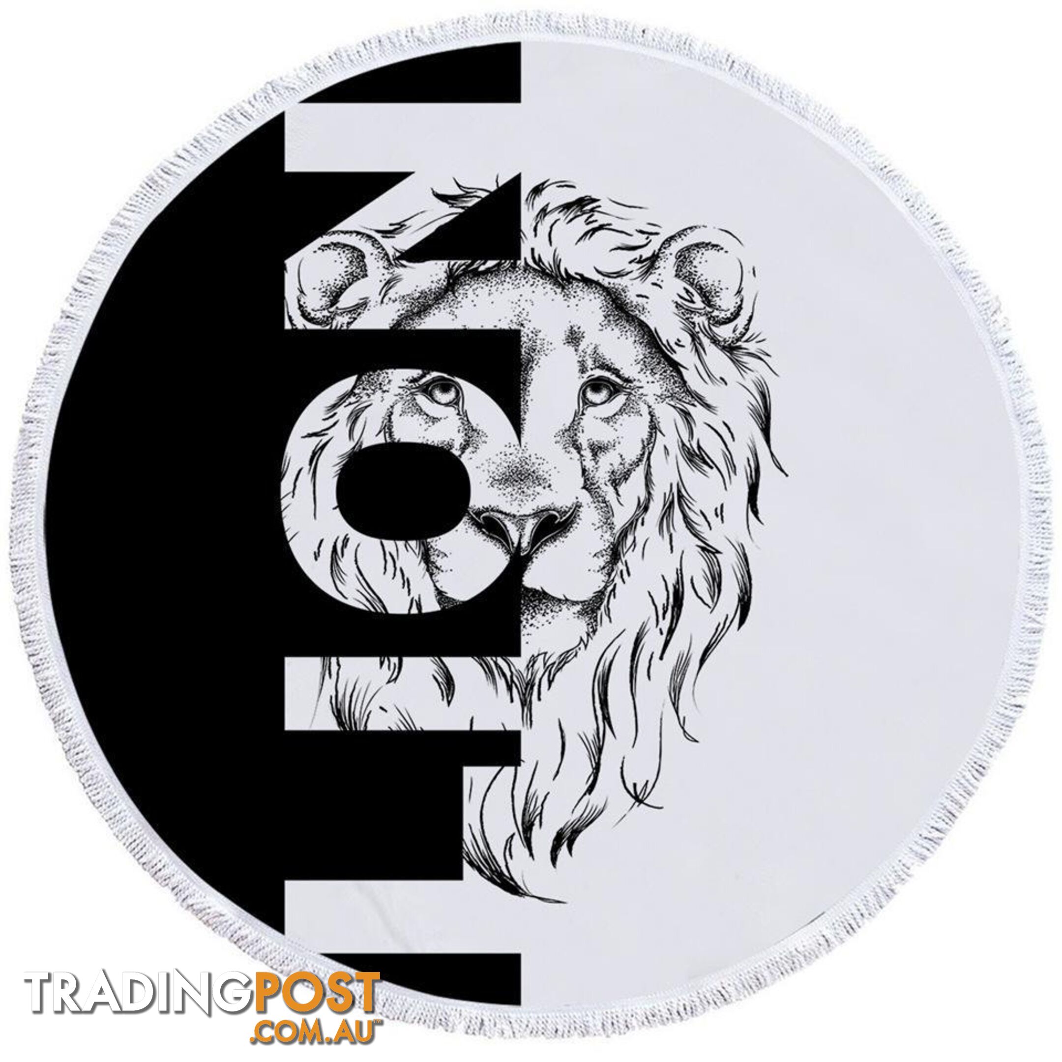 Lion Beach Towel - Towel - 7427046344128