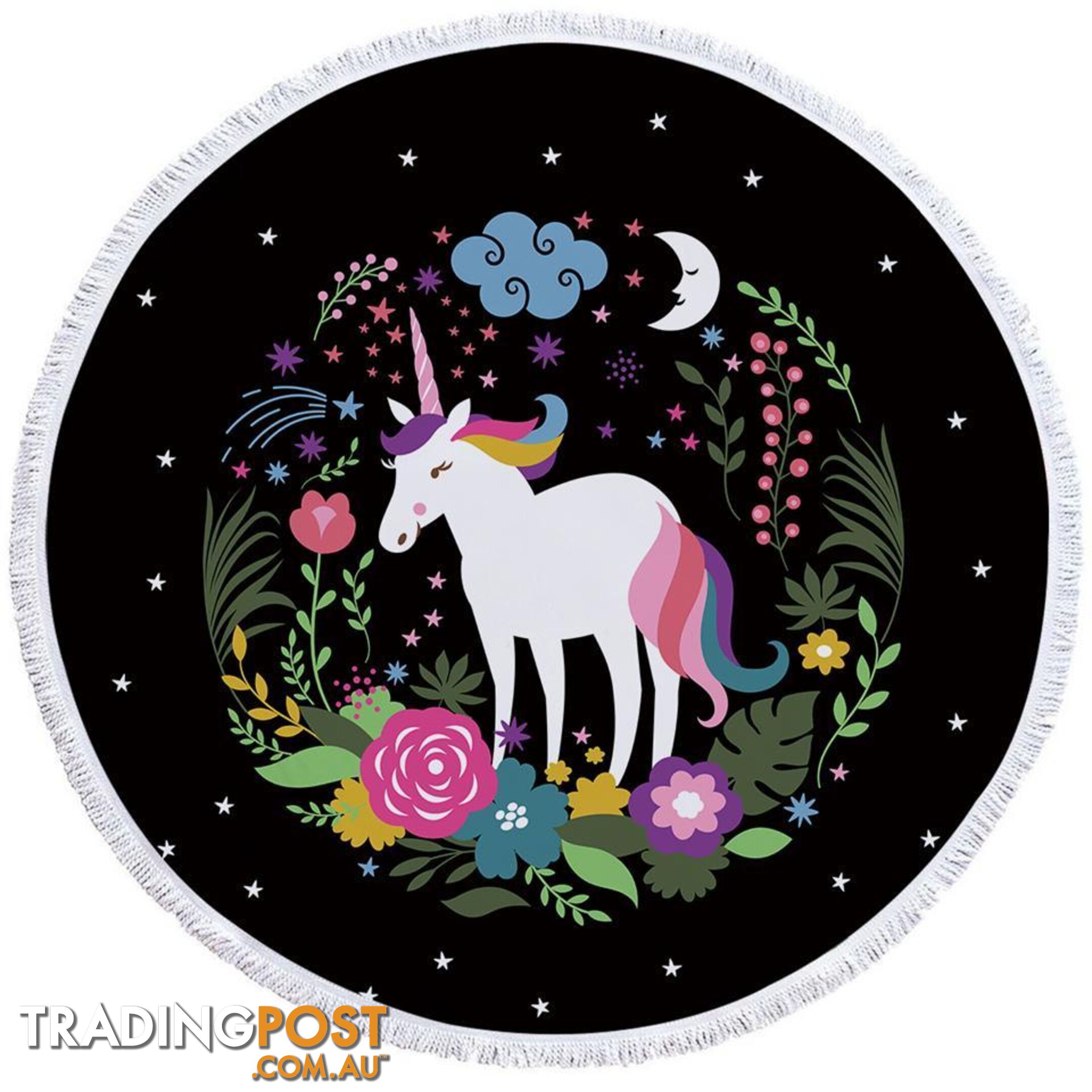 Night Skies Unicorn Beach Towel - Towel - 7427046312271