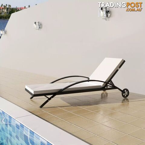 Poly Rattan Sun Lounger - Unbranded - 4326500417688