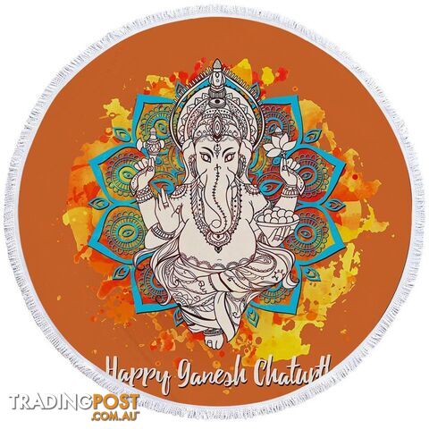 Ganesh Beach Towel - Towel - 7427046324151