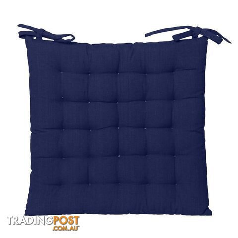 Outdoor Chair Pad 40x40cm Blue - Unbranded - 787976637873