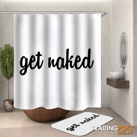 Get Naked Shower Curtain - Curtain - 7427046106962