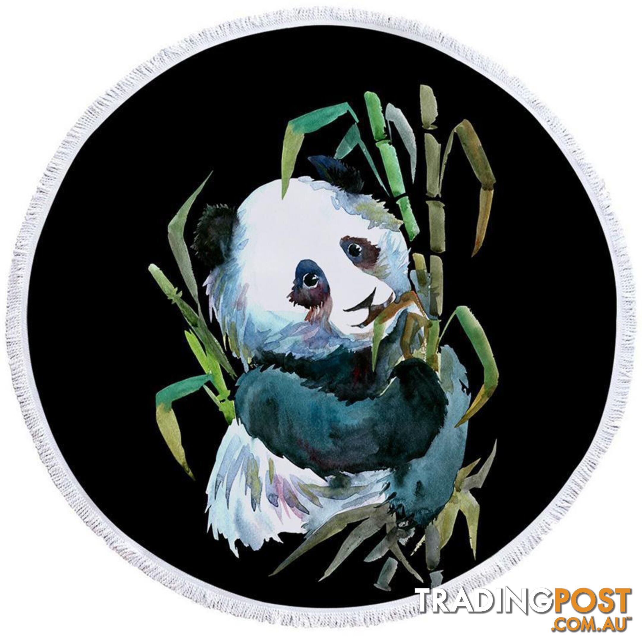 Art Painting Panda Beach Towel - Towel - 7427046305549