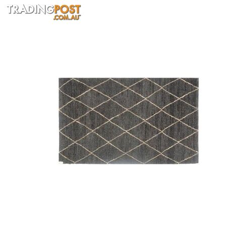 Java Natural Black Jute Rug - Unbranded - 9476062078447