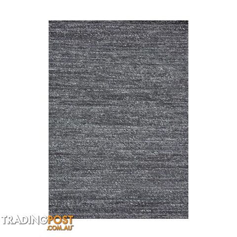 Contemporary Svend Charcoal Wool Rug - Unbranded - 7427005871412