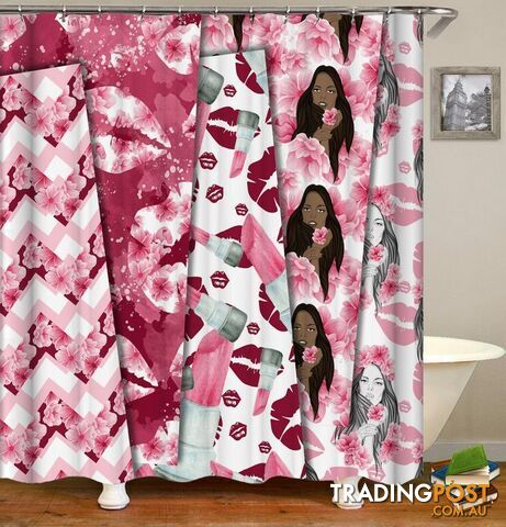 Pinkish Glow Shower Curtain - Curtain - 7427045920675