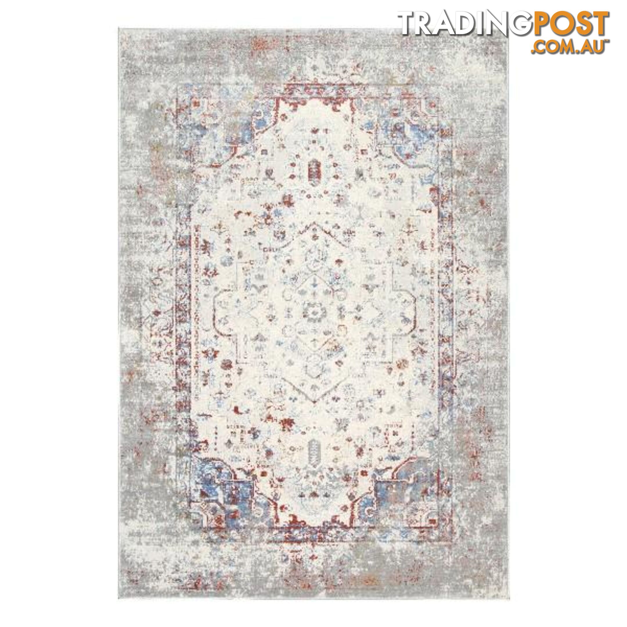 Express Grey Multi Contemporary Rug - Unbranded - 9315512146506