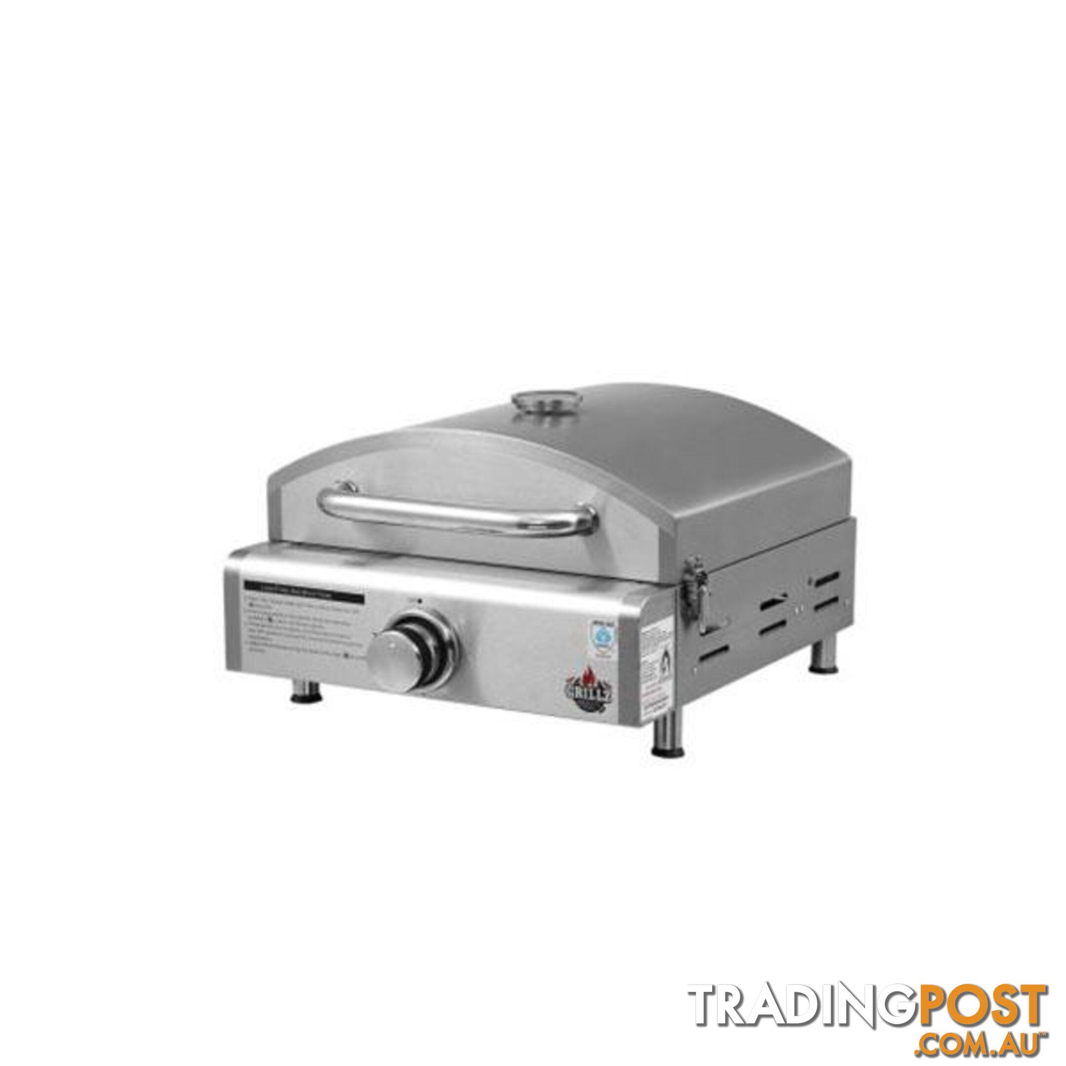 Portable Gas Oven Camping Cooking Lpg Grill Pizza Stainless Steel - Grillz - 7427046184052