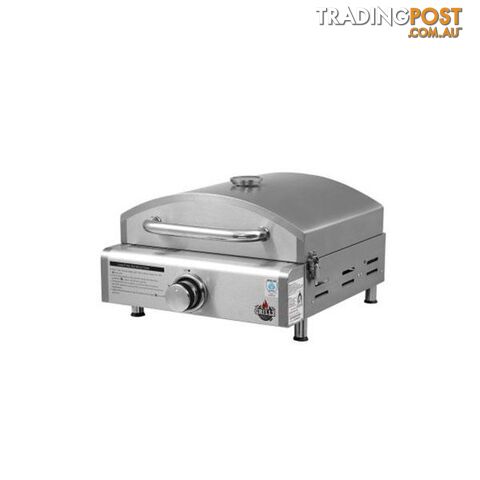 Portable Gas Oven Camping Cooking Lpg Grill Pizza Stainless Steel - Grillz - 7427046184052