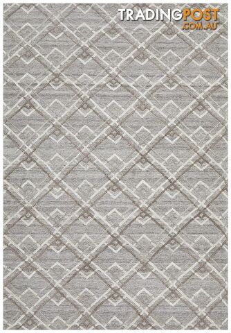 Visions Winter Silver Stream Modern Rug - Unbranded - 9375321829298