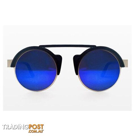 Spitfire Sunglasses Of World Black Silver Blue Mirror - Spitfire - 7427046163385