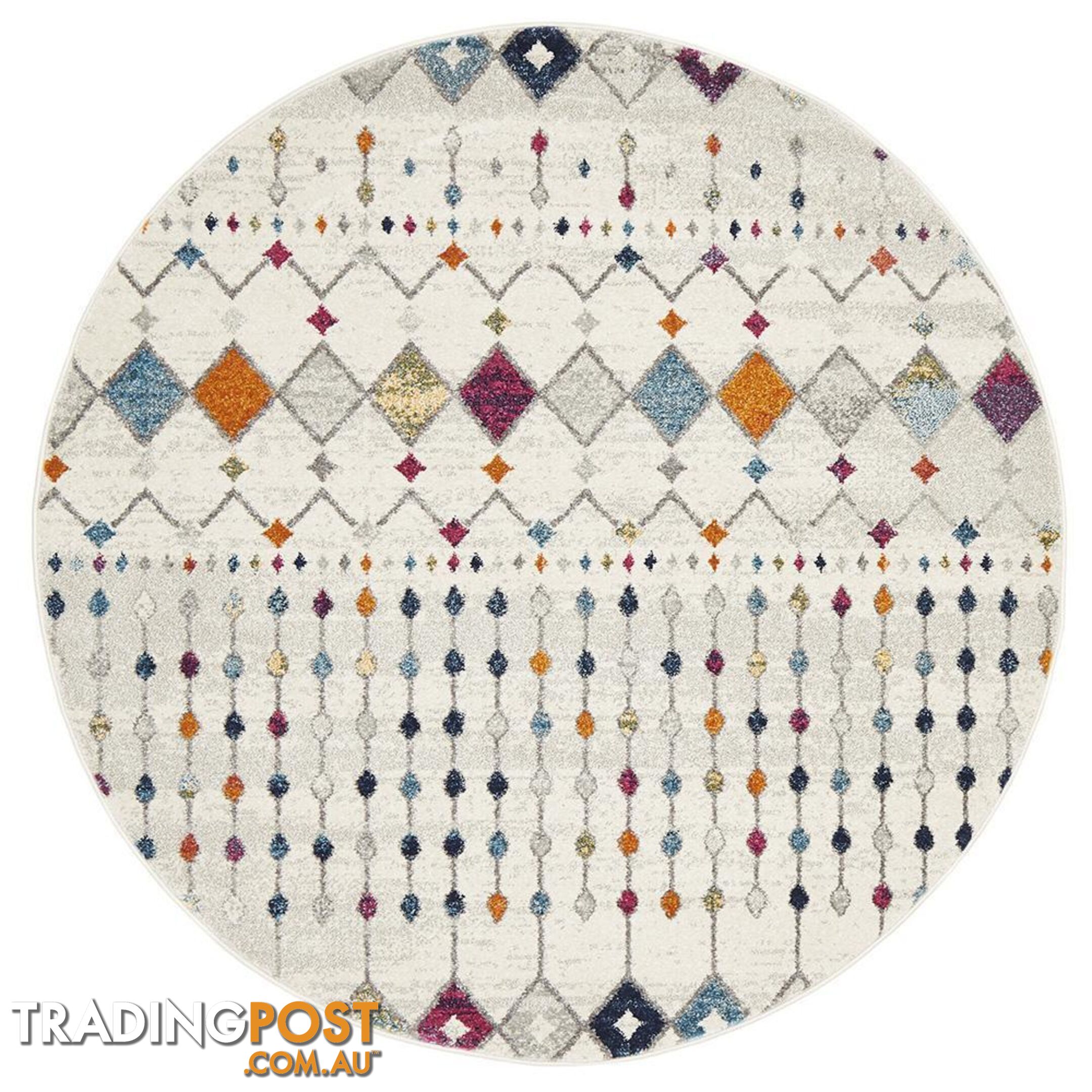 Mirage Round Peggy Multi Round Rug - Unbranded - 9375321837590