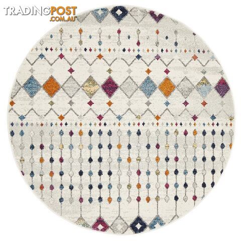 Mirage Round Peggy Multi Round Rug - Unbranded - 9375321837590