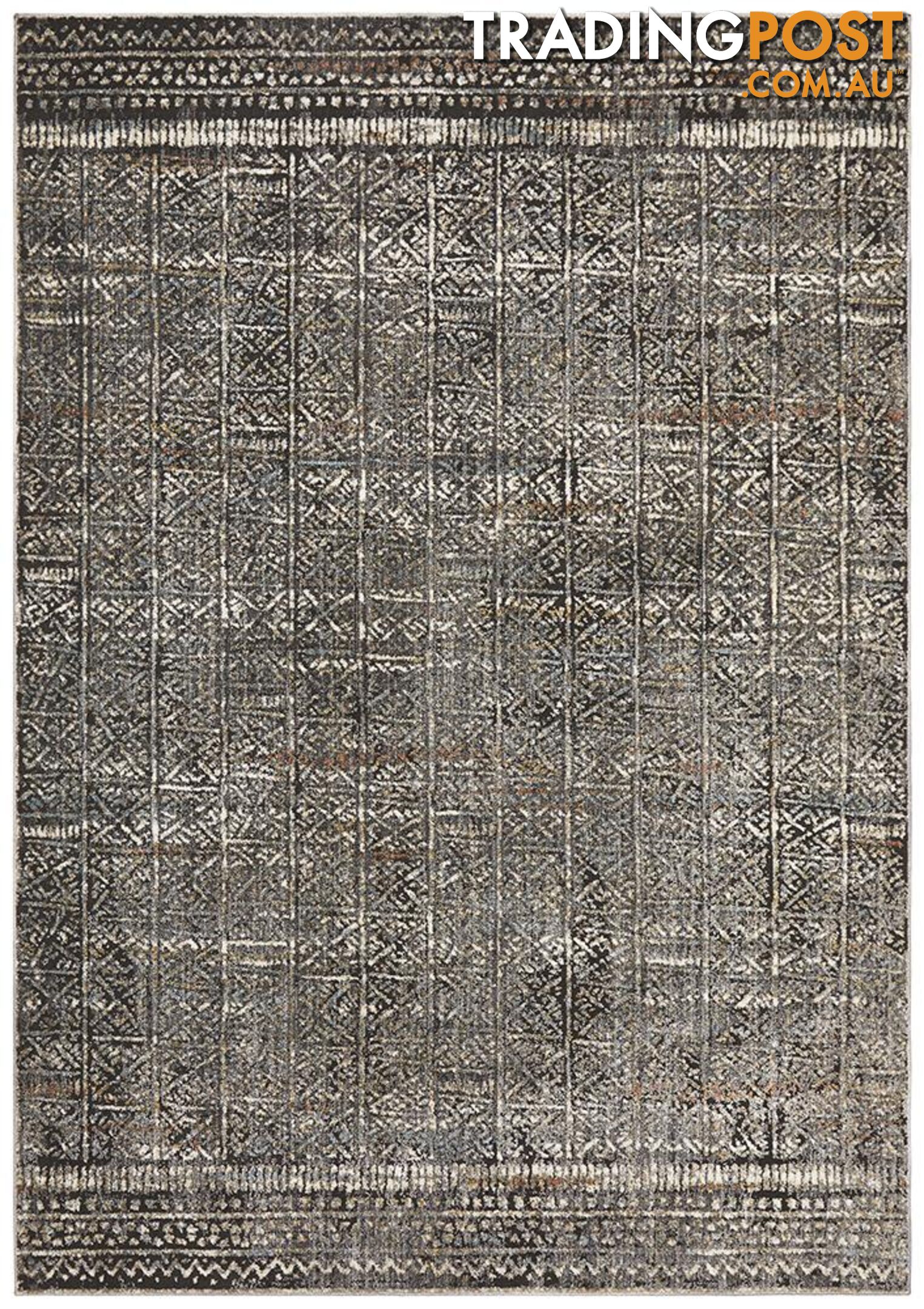 Jezebel Fluid Evening Modern Grey Rug - Unbranded - 9375321827775