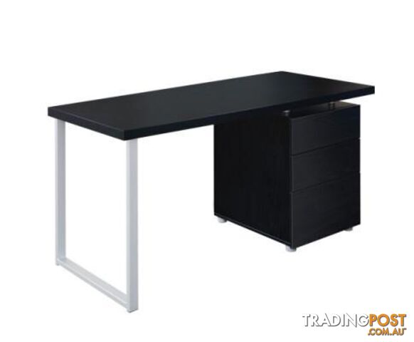 Office Study Computer Desk w/ 3 Drawer Cabinet - Artiss - 7427005869372