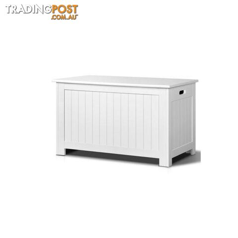 Kids Toy Cabinet Chest White - Keezi - 7427046183390