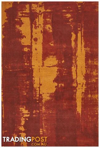 Magnolia Abstract Paprika Rug - Unbranded - 9375321879538