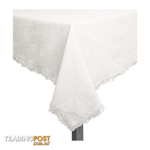 Avani Tablecloth 150x250cm Ivory - Unbranded - 7427046152488