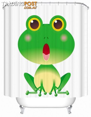 Blushing Frog Shower Curtain - Curtain - 7427005918797