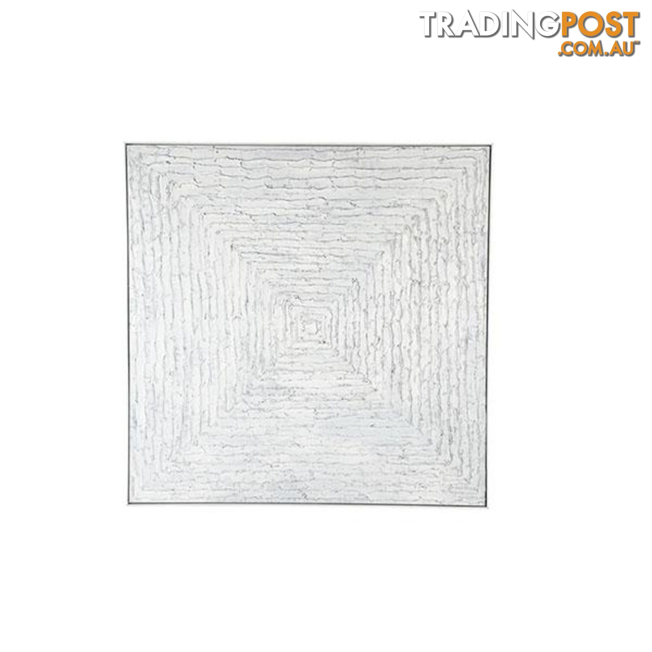 White Vortex Wall Art - Wall Art - 9320294109335