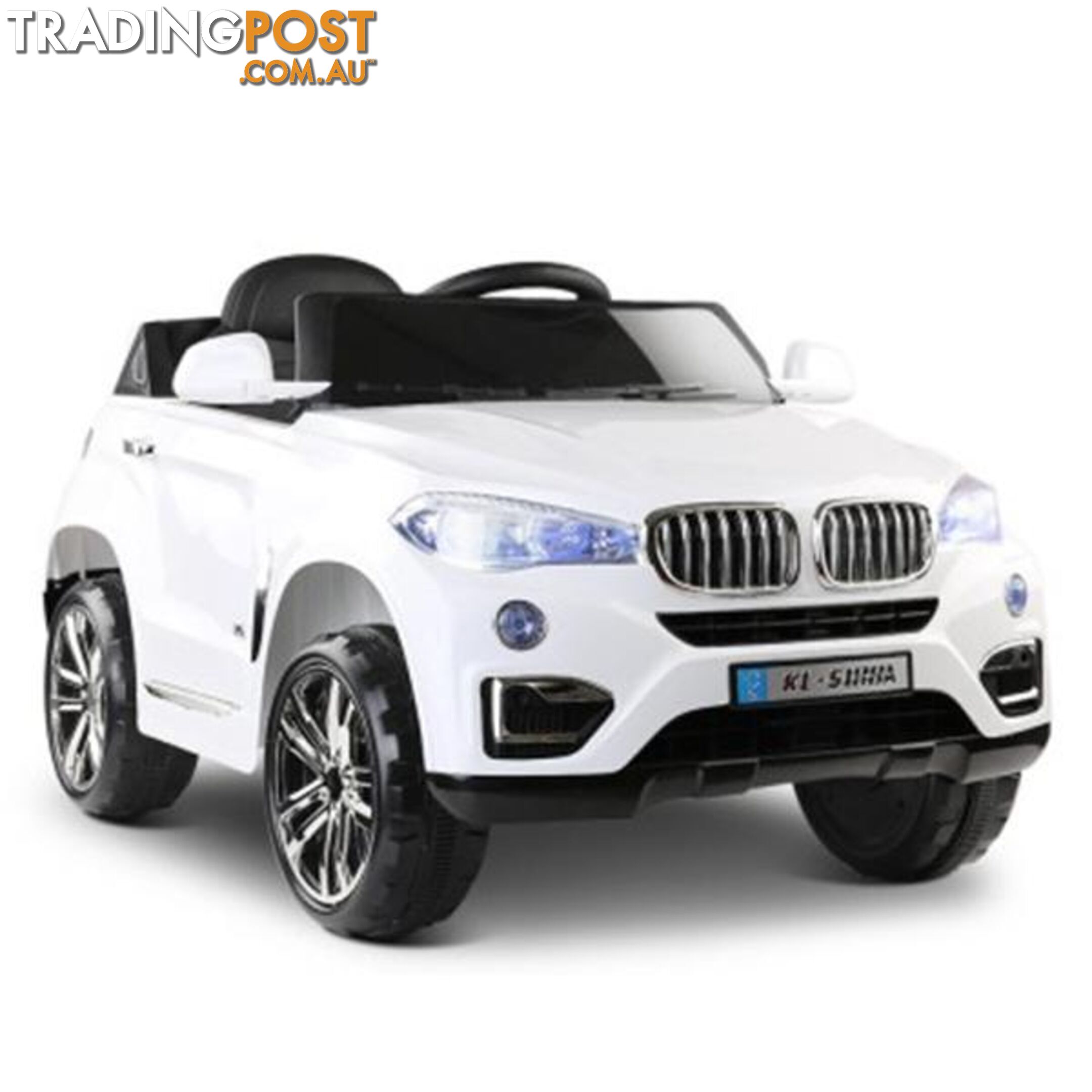 BMW Style X5 Electric Toy Car - White - BMW - 9350062166147