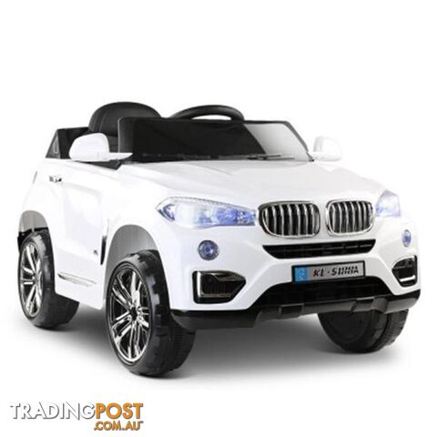 BMW Style X5 Electric Toy Car - White - BMW - 9350062166147