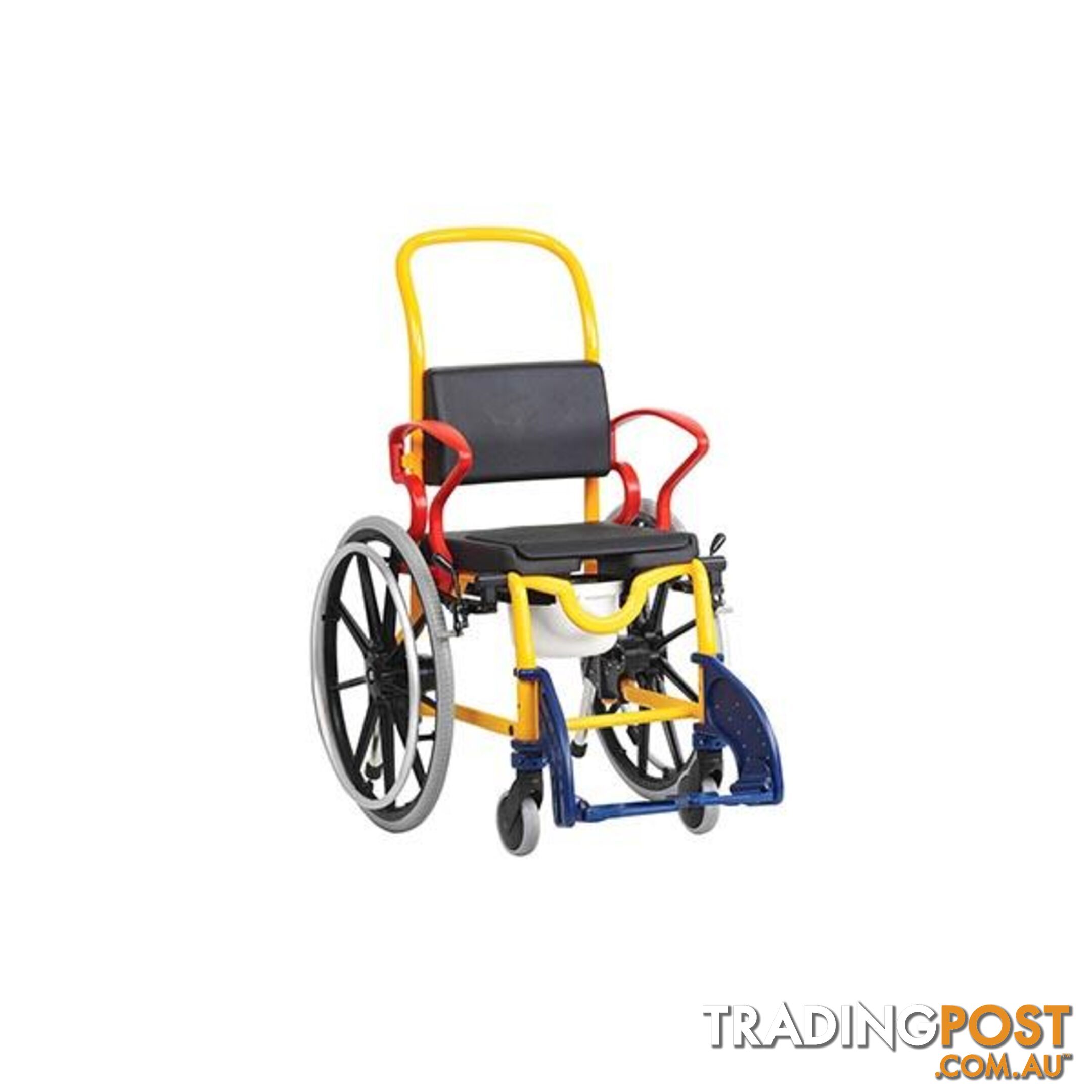 Self Propelled Child Commode Wheelchair - Commode Wheelchair - 7427046218788